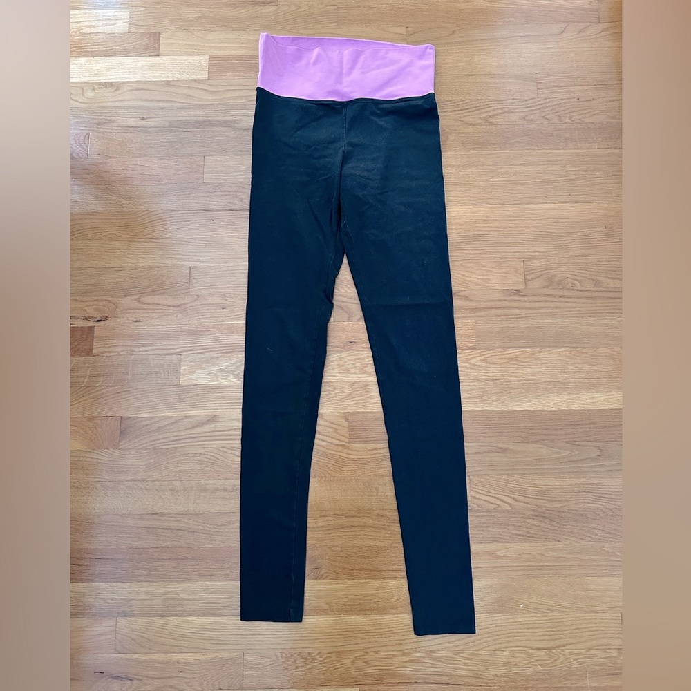 Victoria’s Secret Pink Women’s Medium Long Black Leggings